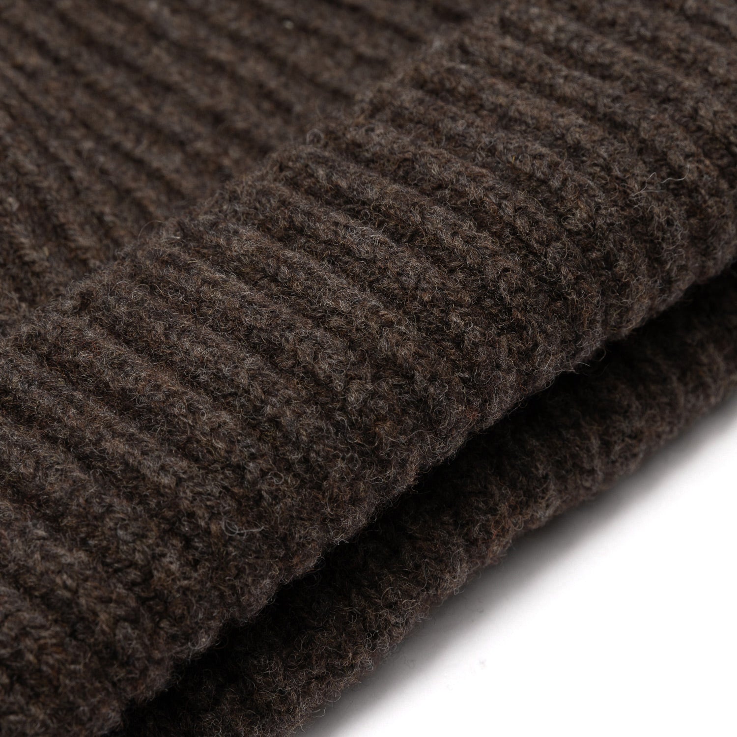 Knitted Hat "Ribbed Hat" made from pure Lambswool - 4 Ply